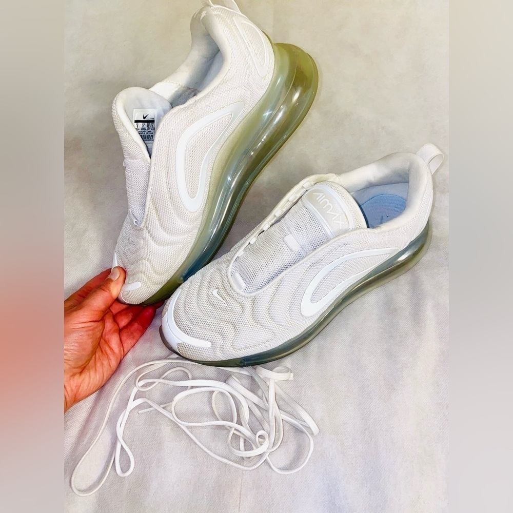 Nike Air Max 720 Metallic Platinum Sneakers